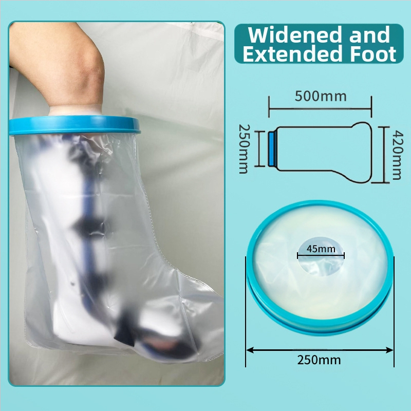 UUBOS Постоперационен водоустойчив маншет за крак (модел uubos3) – PVC/PP/Силикон, за крак