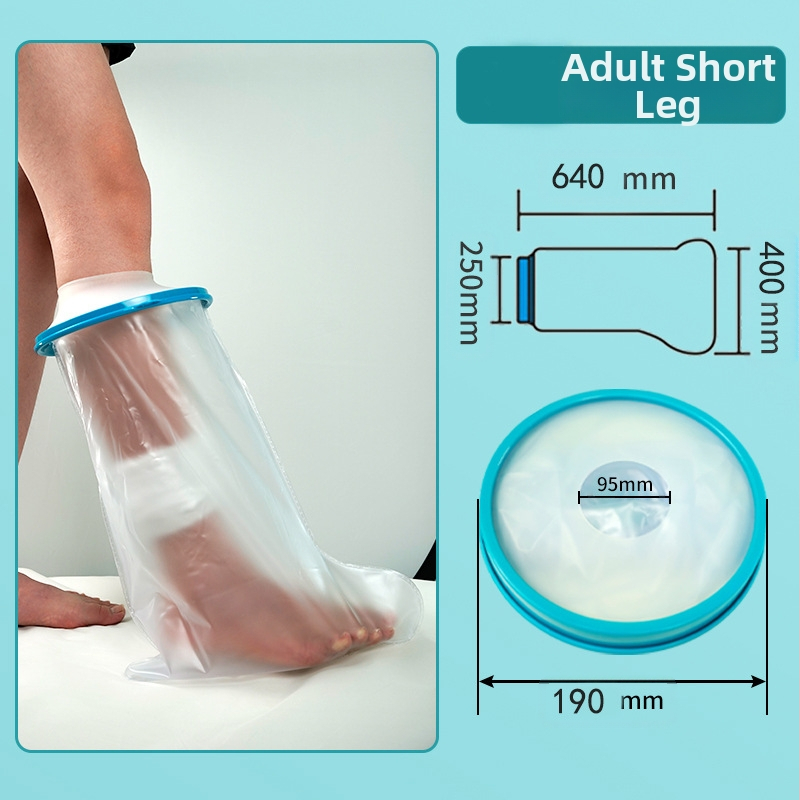 UUBOS Постоперационен водоустойчив маншет за крак (модел uubos3) – PVC/PP/Силикон, за крак