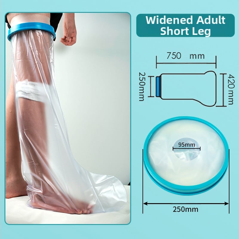 UUBOS Постоперационен водоустойчив маншет за крак (модел uubos3) – PVC/PP/Силикон, за крак