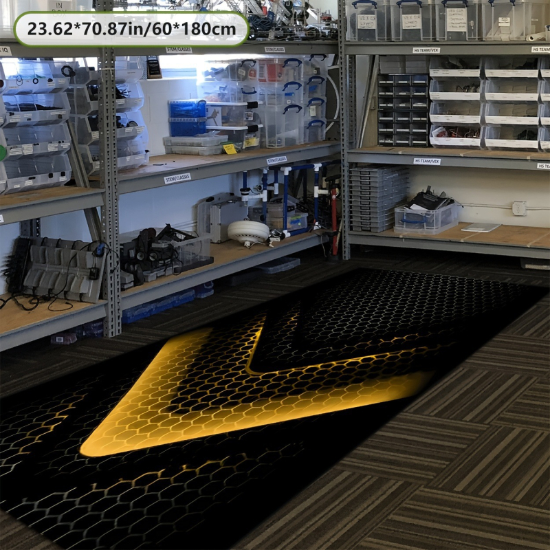 Дисплей подложка за мотоциклет, квадратна, райета, полиестер, печатен дизайн