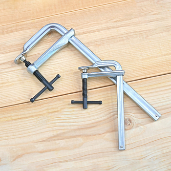 Κованός σφιγκτήρας τύπου F με βιδωτό μηχανισμό για ξυλουργική – Χρωμιο-μόλυβδο κράμα χάλυβα/CR-V – Pliewell – 0,3–6 kg