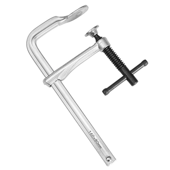 Κованός σφιγκτήρας τύπου F με βιδωτό μηχανισμό για ξυλουργική – Χρωμιο-μόλυβδο κράμα χάλυβα/CR-V – Pliewell – 0,3–6 kg