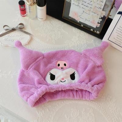 Karikatūrinė stora absorbuojanti plaukų džiovinimo kepurė; Prekės ženklas May velvet; Medžiaga PE; Stilius Animacinis; Tinka visiems