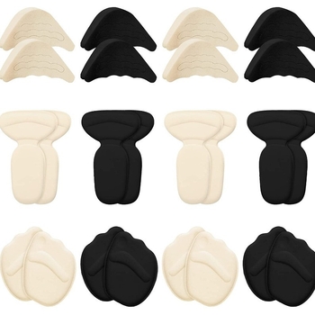 Priekinio pado komplektas: priekinė padas, kulno lipdukas ir piršto kamštis iš kvėpuojančios putos