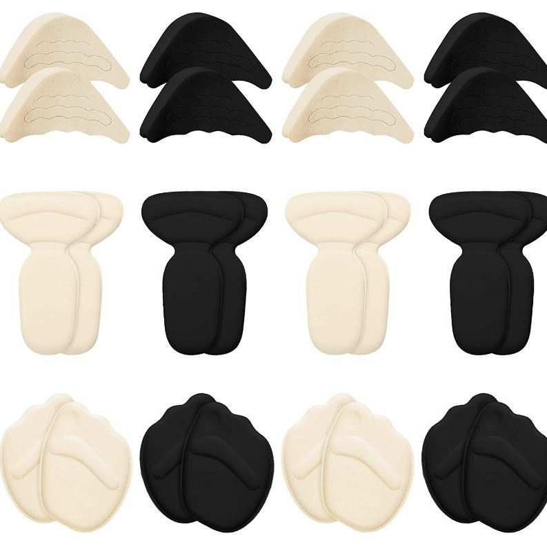 Priekinio pado komplektas: priekinė padas, kulno lipdukas ir piršto kamštis iš kvėpuojančios putos