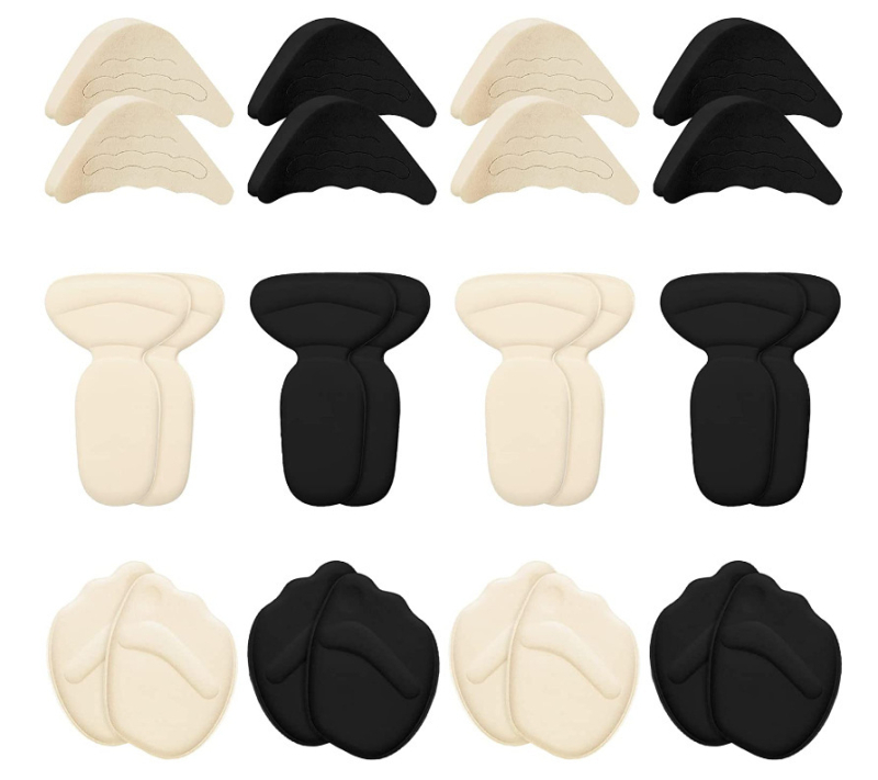 Priekinio pado komplektas: priekinė padas, kulno lipdukas ir piršto kamštis iš kvėpuojančios putos