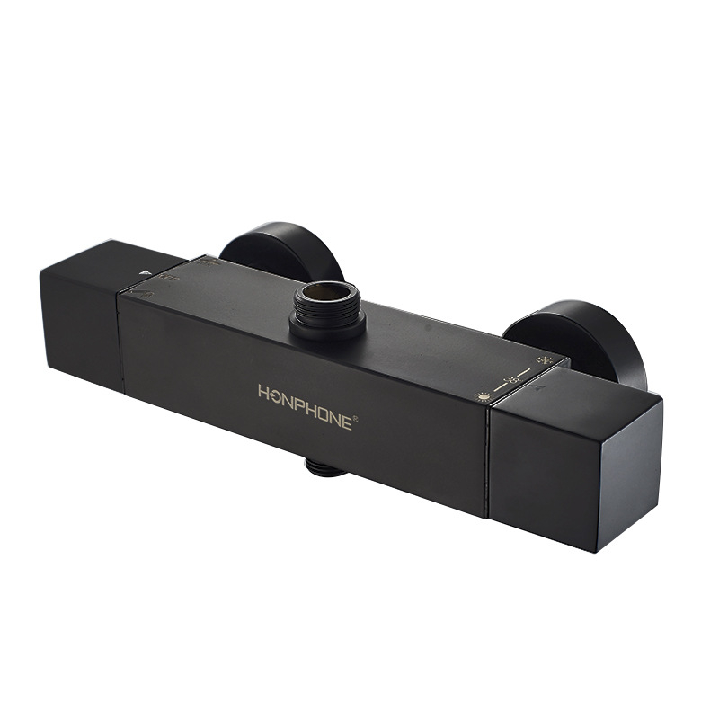 Termostatinis dušo vožtuvas - varinis korpusas, sieninis montavimas, 20–55°C, 1.0–5 kg, termostatinis + keraminė vožtuvo šerdis