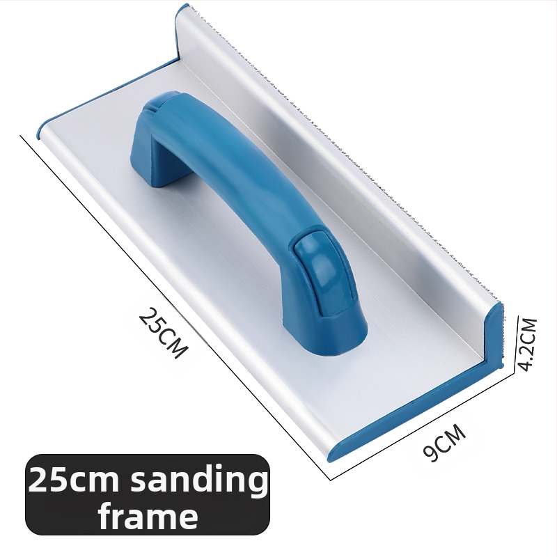 Ъглов държач за шкурене от алуминиева сплав със самозалепваща се шкурка, ръчен инструмент за шпакловка и ръчна шкуряща дъска