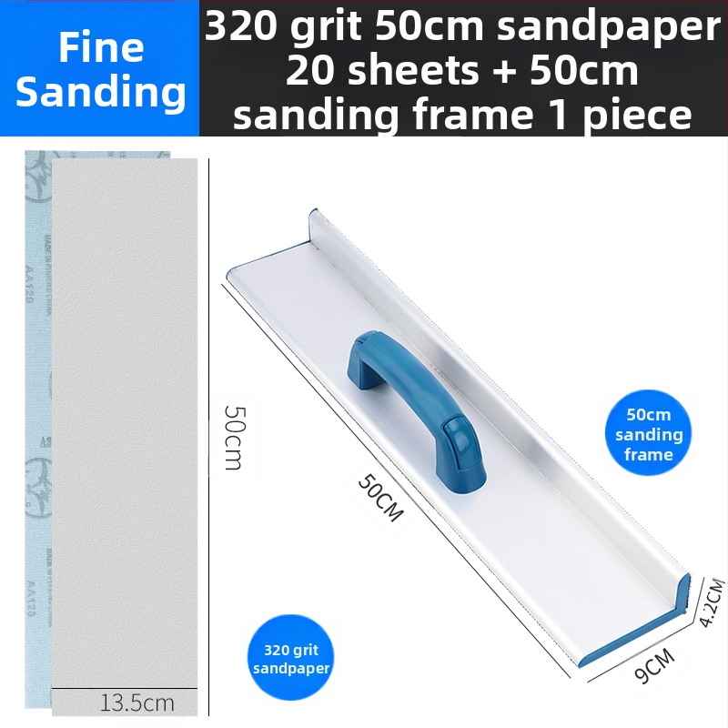 Ъглов държач за шкурене от алуминиева сплав със самозалепваща се шкурка, ръчен инструмент за шпакловка и ръчна шкуряща дъска