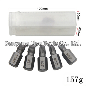 Комплект екстрактори за счупени винтове, британски стандарт, мулти-сплайн дизайн, стомана 40Cr-V