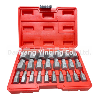 Комплект екстрактори за счупени винтове, британски стандарт, мулти-сплайн дизайн, стомана 40Cr-V