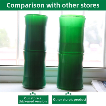 Σετ διακόσμησης σωλήνων: πλαστικός διακοσμητικός σε στυλ μπαμπού με ψεύτικα κλαδιά φυτών για αποχέτευση και θέρμανση