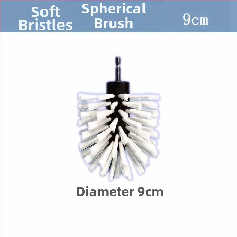 Ηλεκτρική βούρτσα καθαρισμού με κεφαλή τρυπανιού — πολυλειτουργική μεταλλική βούρτσα καθαρισμού για χαλιά, καναπέ, πλακάκια και δάπεδο