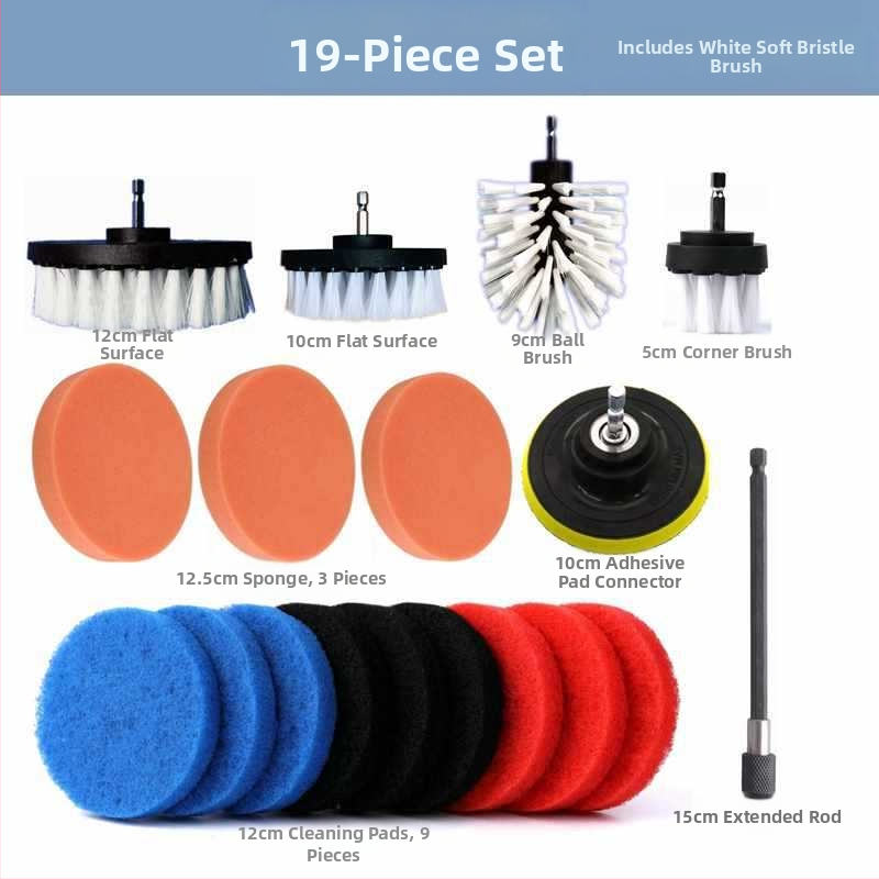 Ηλεκτρική βούρτσα καθαρισμού με κεφαλή τρυπανιού — πολυλειτουργική μεταλλική βούρτσα καθαρισμού για χαλιά, καναπέ, πλακάκια και δάπεδο