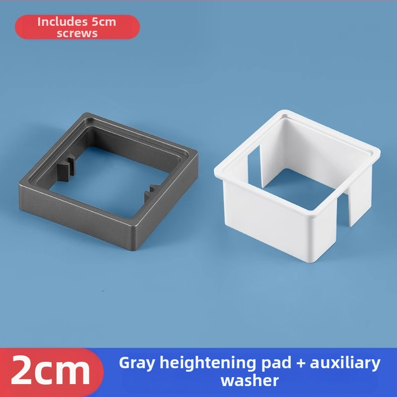 Тип 86 вградена квадратна електрическа кутия с повдигащ пръстен и уплътнител за кутия без дъно, съвместима с панел за превключване.