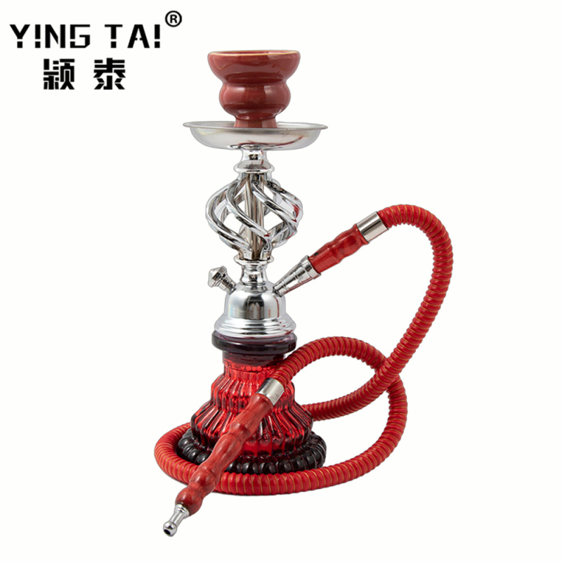 Hookah priedai, metalas, viengubas arba dvigubos vamzdelio, vijiklio kamuolio dizainas, prekinis ženklas Yingtai