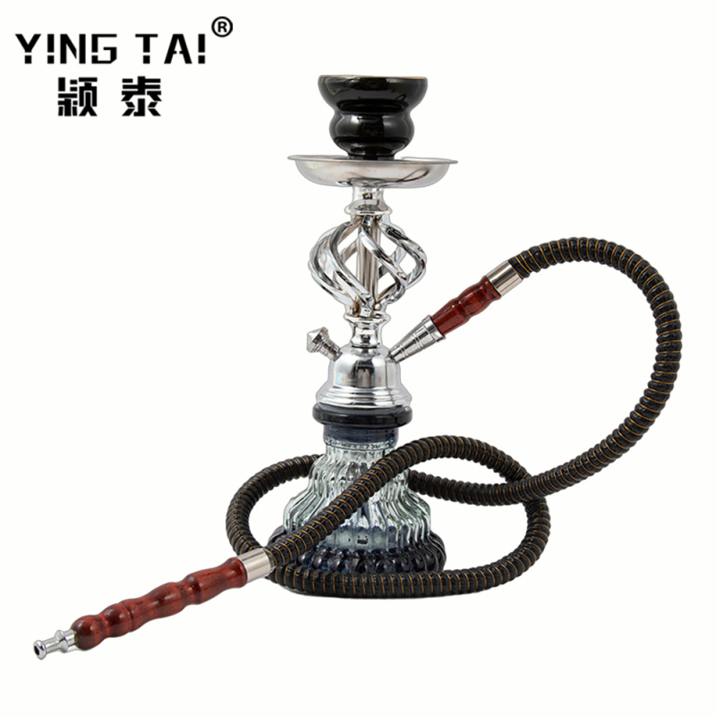 Hookah priedai, metalas, viengubas arba dvigubos vamzdelio, vijiklio kamuolio dizainas, prekinis ženklas Yingtai
