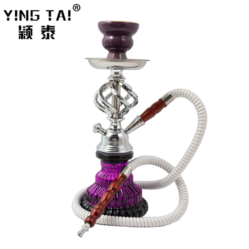 Hookah priedai, metalas, viengubas arba dvigubos vamzdelio, vijiklio kamuolio dizainas, prekinis ženklas Yingtai