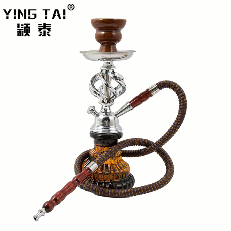 Hookah priedai, metalas, viengubas arba dvigubos vamzdelio, vijiklio kamuolio dizainas, prekinis ženklas Yingtai