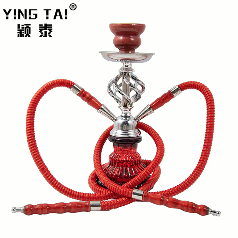 Hookah priedai, metalas, viengubas arba dvigubos vamzdelio, vijiklio kamuolio dizainas, prekinis ženklas Yingtai