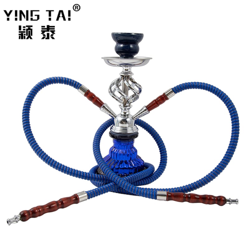 Hookah priedai, metalas, viengubas arba dvigubos vamzdelio, vijiklio kamuolio dizainas, prekinis ženklas Yingtai