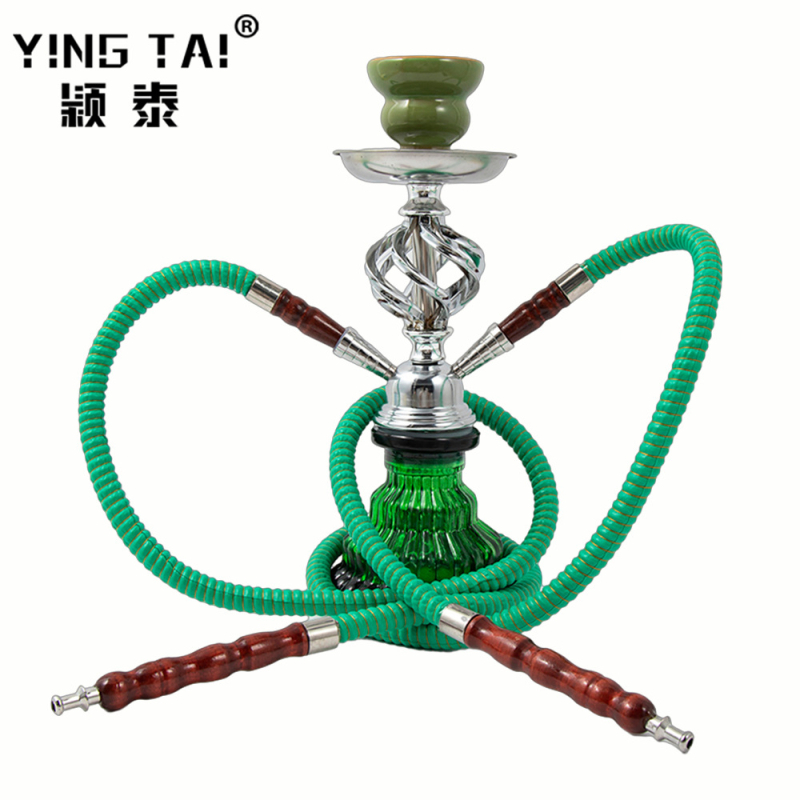 Hookah priedai, metalas, viengubas arba dvigubos vamzdelio, vijiklio kamuolio dizainas, prekinis ženklas Yingtai