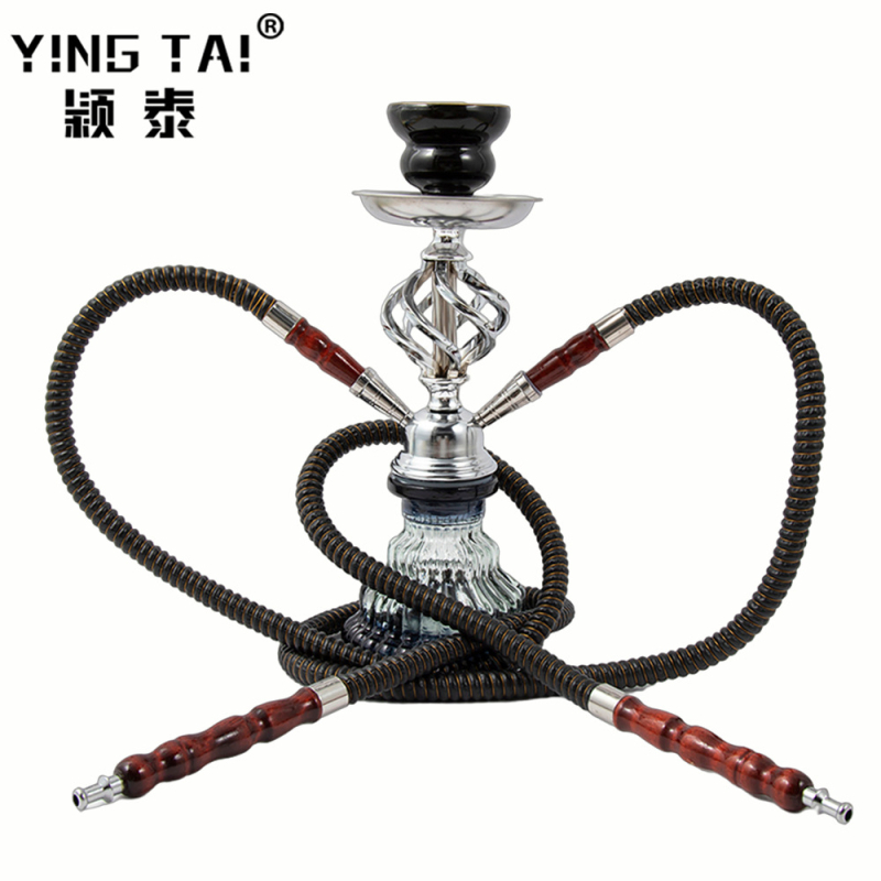 Hookah priedai, metalas, viengubas arba dvigubos vamzdelio, vijiklio kamuolio dizainas, prekinis ženklas Yingtai