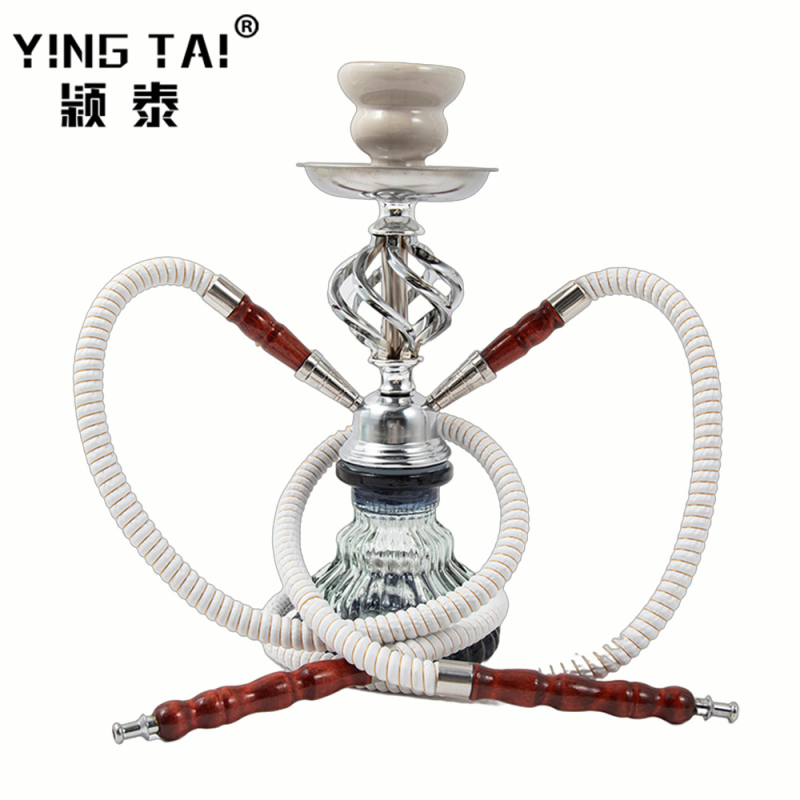 Hookah priedai, metalas, viengubas arba dvigubos vamzdelio, vijiklio kamuolio dizainas, prekinis ženklas Yingtai