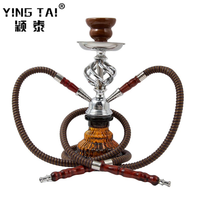 Hookah priedai, metalas, viengubas arba dvigubos vamzdelio, vijiklio kamuolio dizainas, prekinis ženklas Yingtai