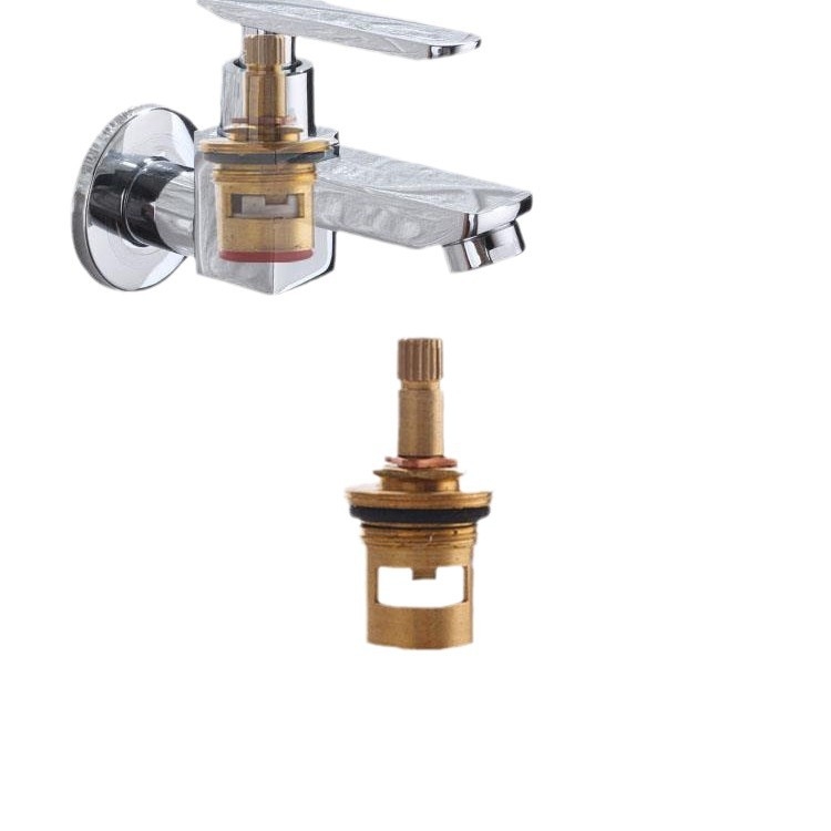 Βρύση τοίχου για νιπτήρα mop, κρύο νερό, σώμα από χαλκό, κεραμικός πυρήνας βαλβίνας, μοντέλο DL008