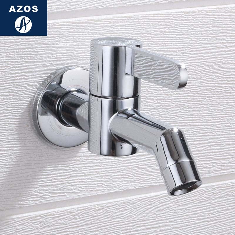 Βρύση τοίχου για νιπτήρα mop, κρύο νερό, σώμα από χαλκό, κεραμικός πυρήνας βαλβίνας, μοντέλο DL008