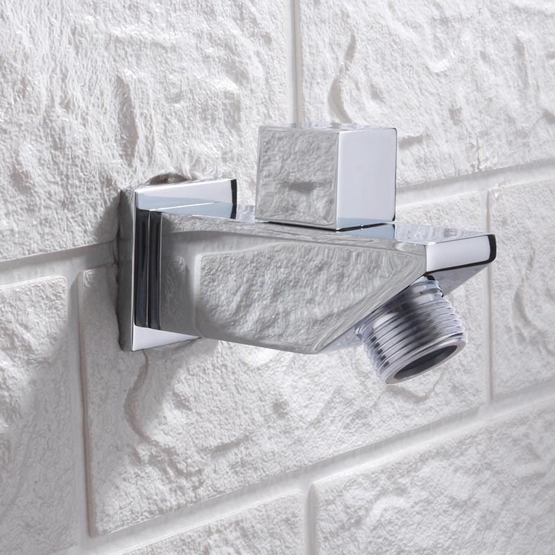 Βρύση τοίχου για νιπτήρα mop, κρύο νερό, σώμα από χαλκό, κεραμικός πυρήνας βαλβίνας, μοντέλο DL008