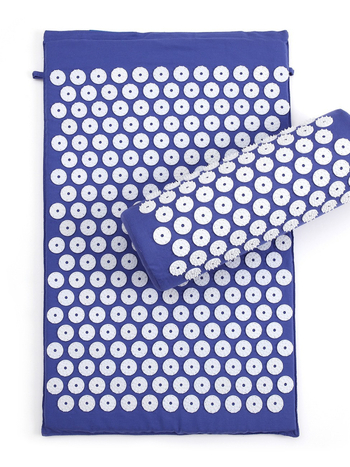 Комплект от 3 части: акупресия мат и йога мат - материали: PP, пяна, чист памук