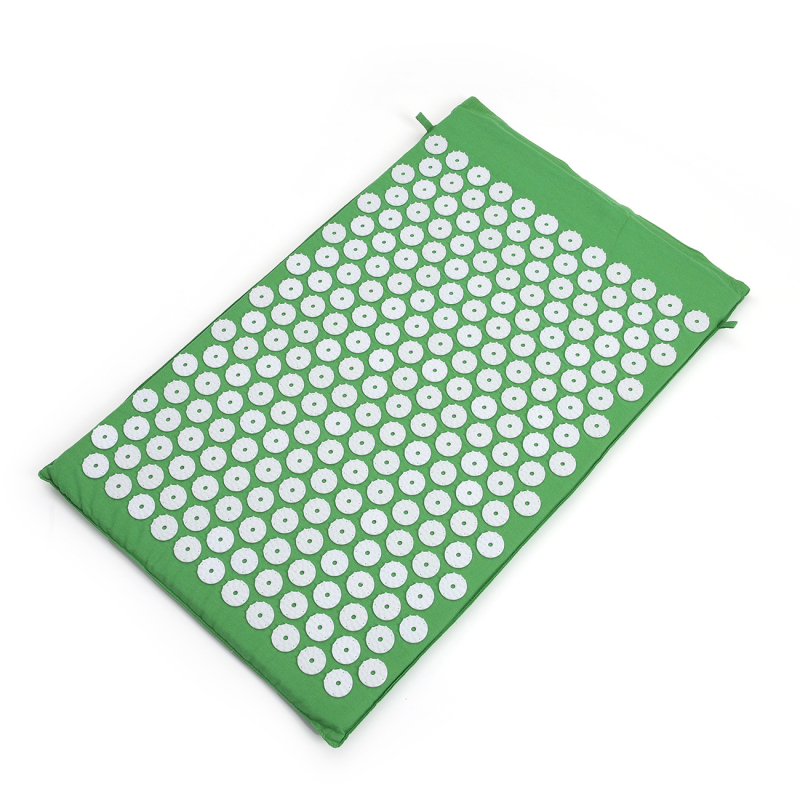 Комплект от 3 части: акупресия мат и йога мат - материали: PP, пяна, чист памук