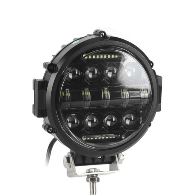 LED darbinis žibintas visureigiems automobiliams, 69W, 12–24V, 6900LM, 50000 val., aliuminio lydinio korpusas