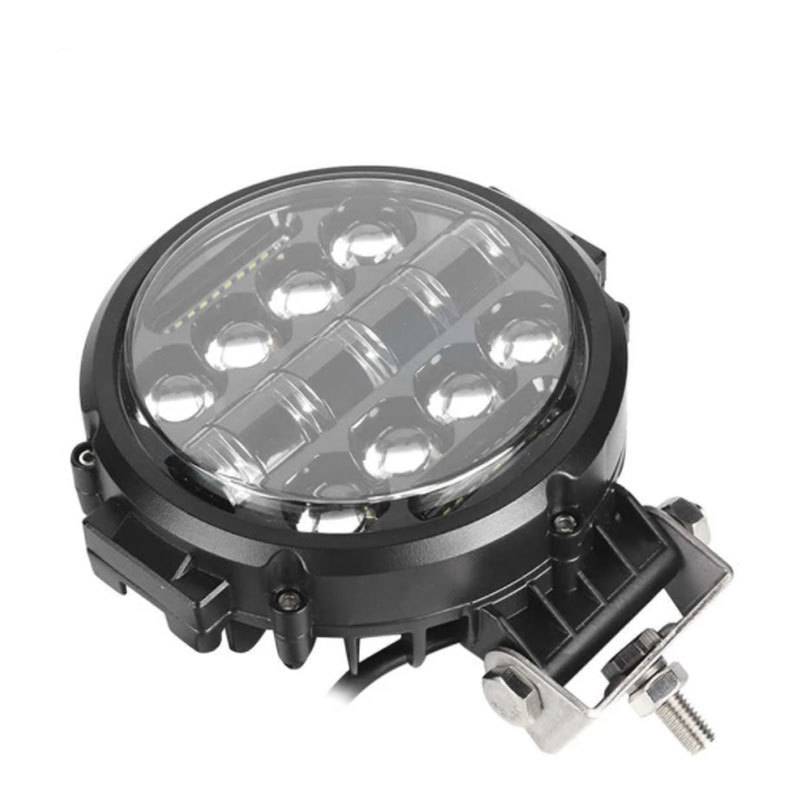 LED darbinis žibintas visureigiems automobiliams, 69W, 12–24V, 6900LM, 50000 val., aliuminio lydinio korpusas