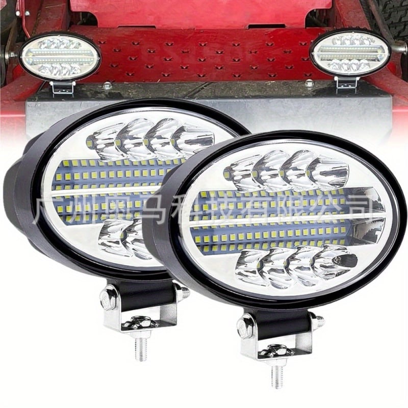 LED автомобилно светило за работа, овално, 144W, DC12-24V, 1600 lm