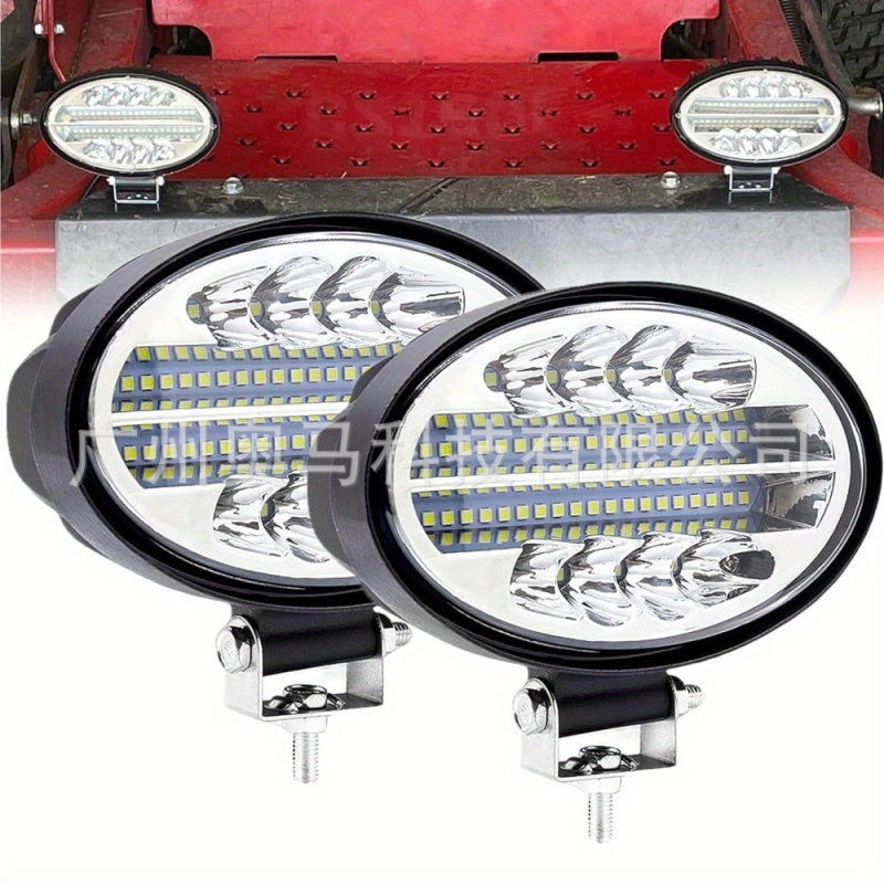 LED automobilio darbo šviesa, ovalinės formos, 144W, DC12-24V, 1600 lm