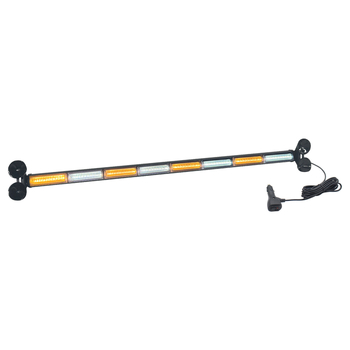 LED φως με βεντούζα παρμπρίζ αυτοκινήτου, 80 LED, έκτακτη προειδοποίηση, 12-24V, υλικό αλουμίνιο + PC