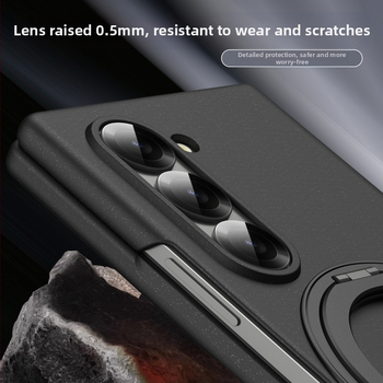 Obal Samsung zFold6 s otočnou podporou a magnetickým obalom – PC materiál, povrch horúcou tlačou, odvádzanie tepla, odolnosť voči opotrebeniu, proti otlačkom prstov