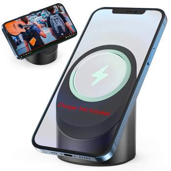 AhaStyle MagSafe настолен държач за iPhone 12–16, алуминиева сплав + силикагел, модел PT134