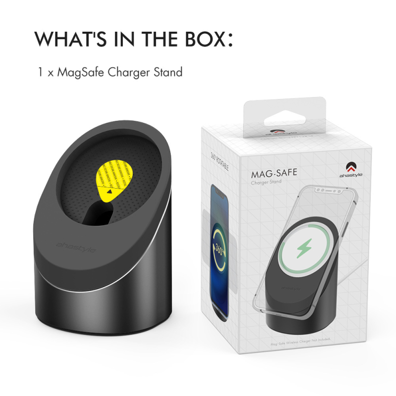 AhaStyle MagSafe asztali tartó iPhone 12–16-hoz, alumínium ötvözet, PT134