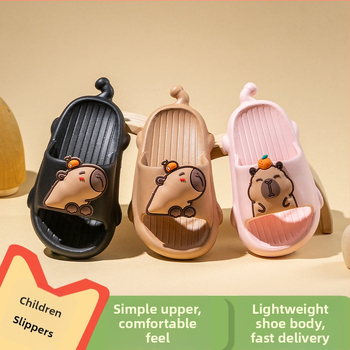 Bērnu EVA sandales ar karikatūras rakstu – anti-slip, mīksta zole, vecums 1–16 gadi, vasara/pavasaris/rudens