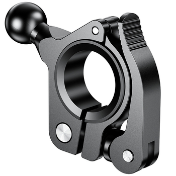 Keweige държач за телефон за мотопед и велосипед с 17 мм шарнирна глава и 25 мм алуминиева база за кормило с бързосмен механизъм (C3/C4)