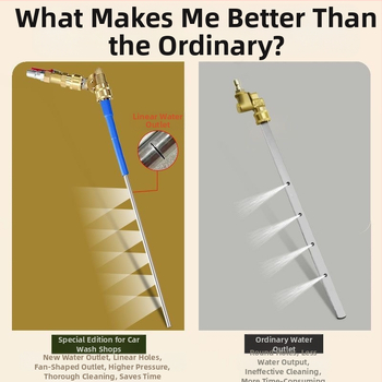 Trans portlīdzekļu ūdens tvertnes tīrīšanas pistole - bez demontāžas, dubults lietojums ūdens un gāze, nerūsējošā tērauda galva un rokturis, augsts spiediens, izsmidzināšanas attālums 3 m