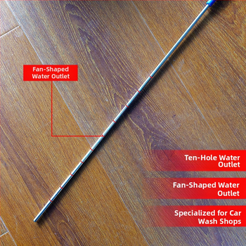 Trans portlīdzekļu ūdens tvertnes tīrīšanas pistole - bez demontāžas, dubults lietojums ūdens un gāze, nerūsējošā tērauda galva un rokturis, augsts spiediens, izsmidzināšanas attālums 3 m