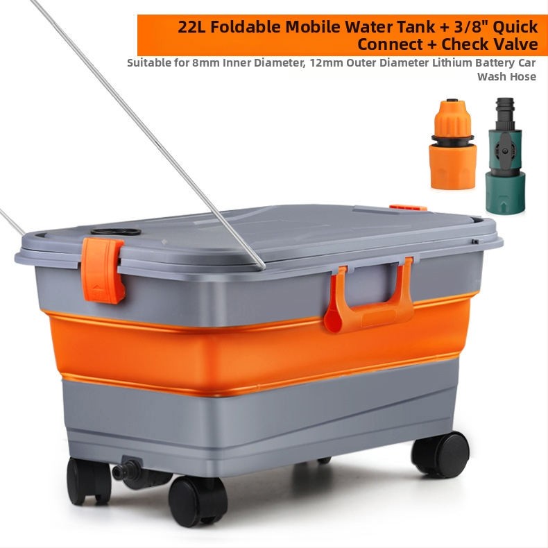 YiFun PP saliekamais spainis ar Li-ion akumulatora ūdens pistoli augsta spiediena automašīnu mazgāšanai