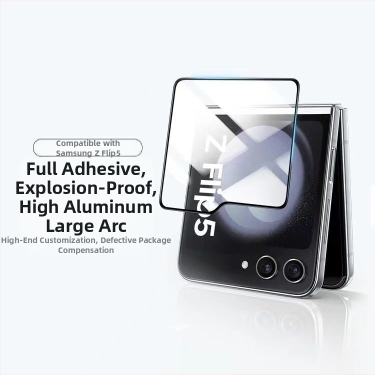 Tvrdené sklo predné obrazovky pre vonkajšiu obrazovku Samsung Z Flip5 a malú obrazovku Z Fold5, HD čitateľnosť, ochrana súkromia, proti otlačkom, odolný voči nárazu