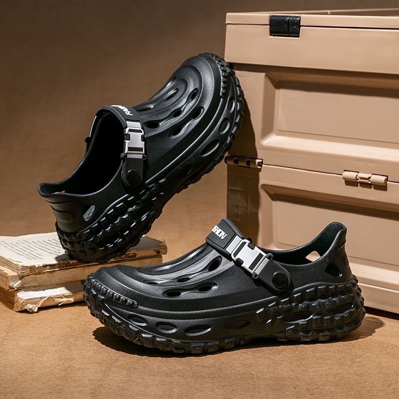 Muške EVA natikače za plažu s debelom potplatom, protuklizne i anti mirisa, gornji EVA, uložak EVA, ljeto, Baotou stil (Potplata: EVA; Gornji: EVA; Visina potplata: 3 cm; Protivklizanje; Antimiris)