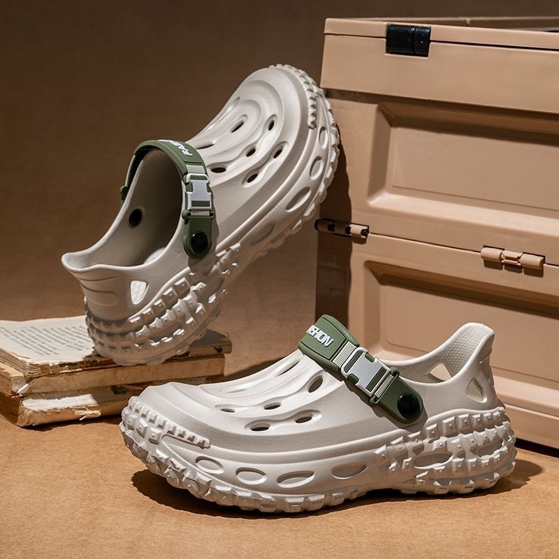 Muške EVA natikače za plažu s debelom potplatom, protuklizne i anti mirisa, gornji EVA, uložak EVA, ljeto, Baotou stil (Potplata: EVA; Gornji: EVA; Visina potplata: 3 cm; Protivklizanje; Antimiris)